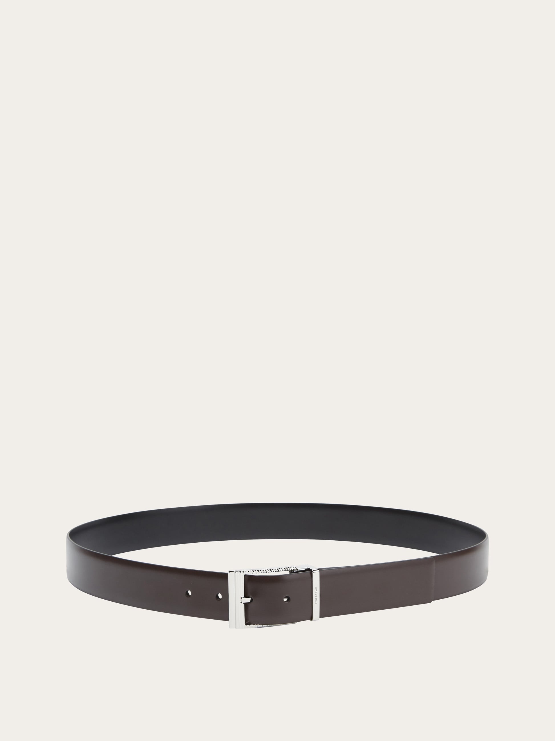 Reversible and adjustable Gancini belt - 3