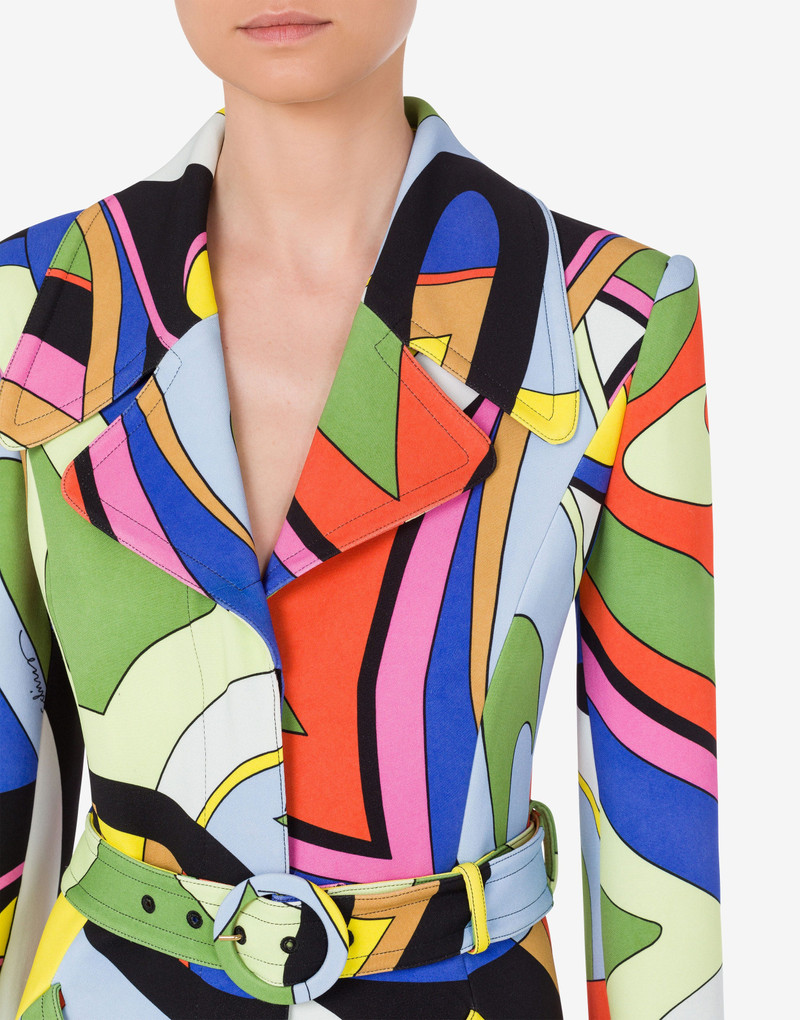 MULTICOLOUR PRINT CADY COAT 4