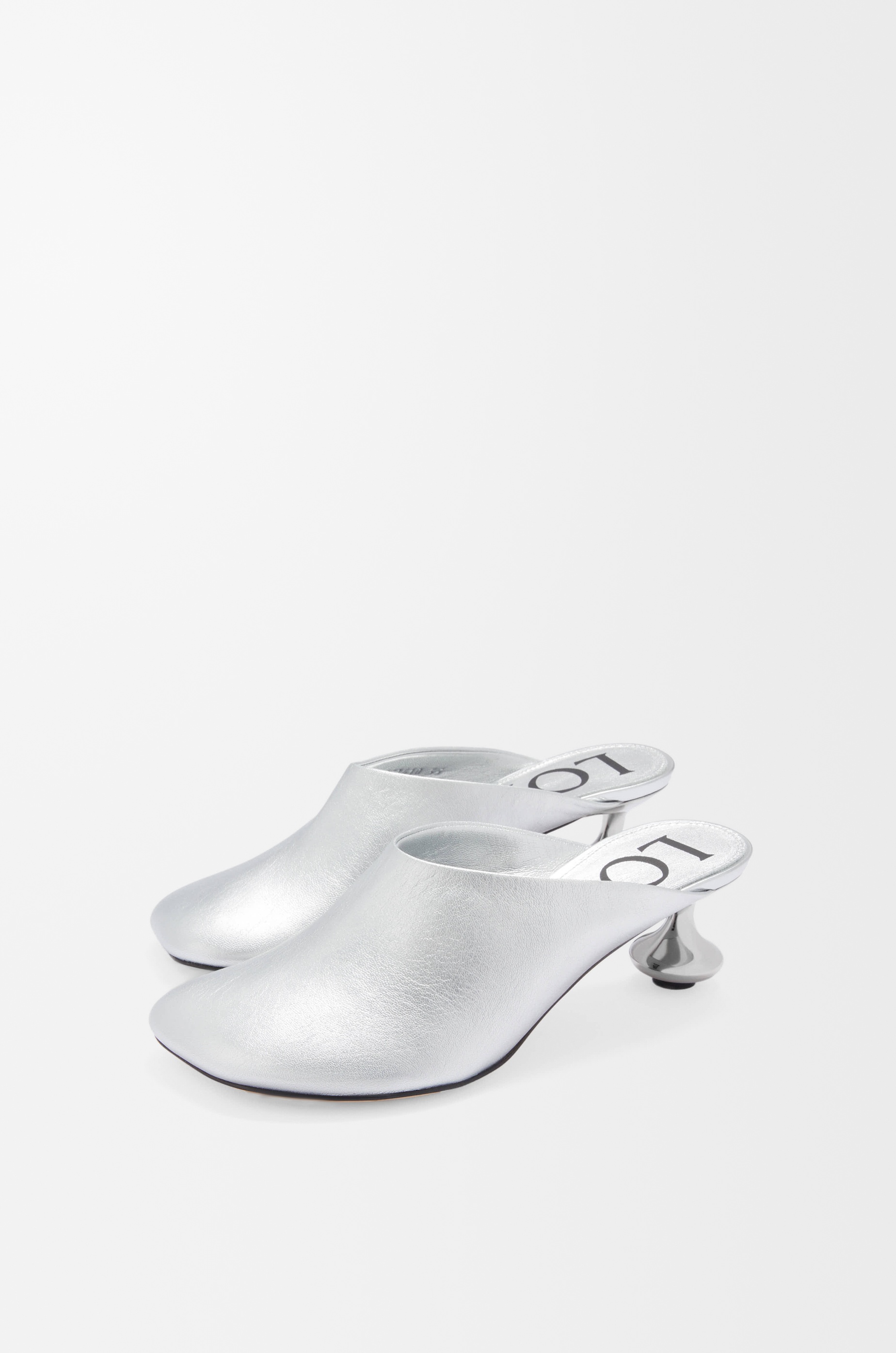 Toy mule in laminated lambskin - 3