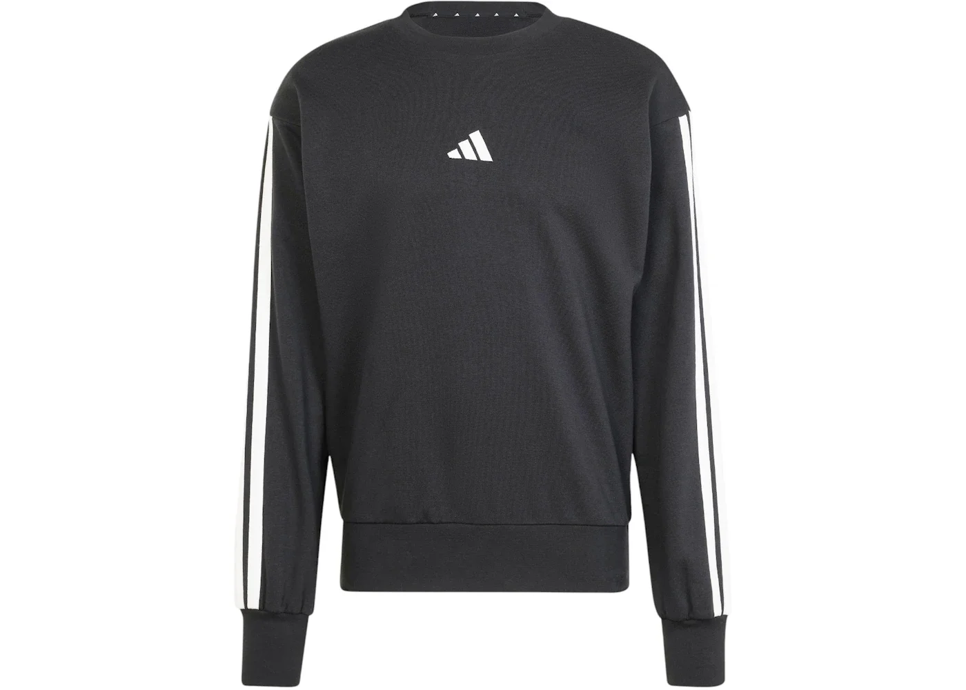 adidas Essentials 3-Stripes French Terry Sweatshirt Black/White - 1