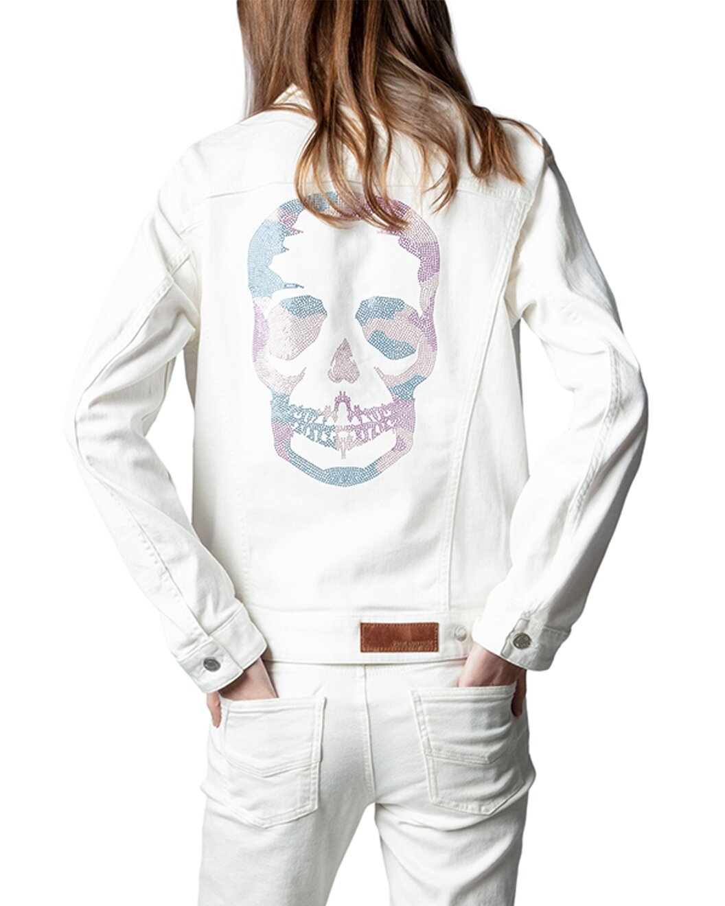 Zadig & Voltaire Kase Denim Camo Skull Slim Fit Jacket - 5