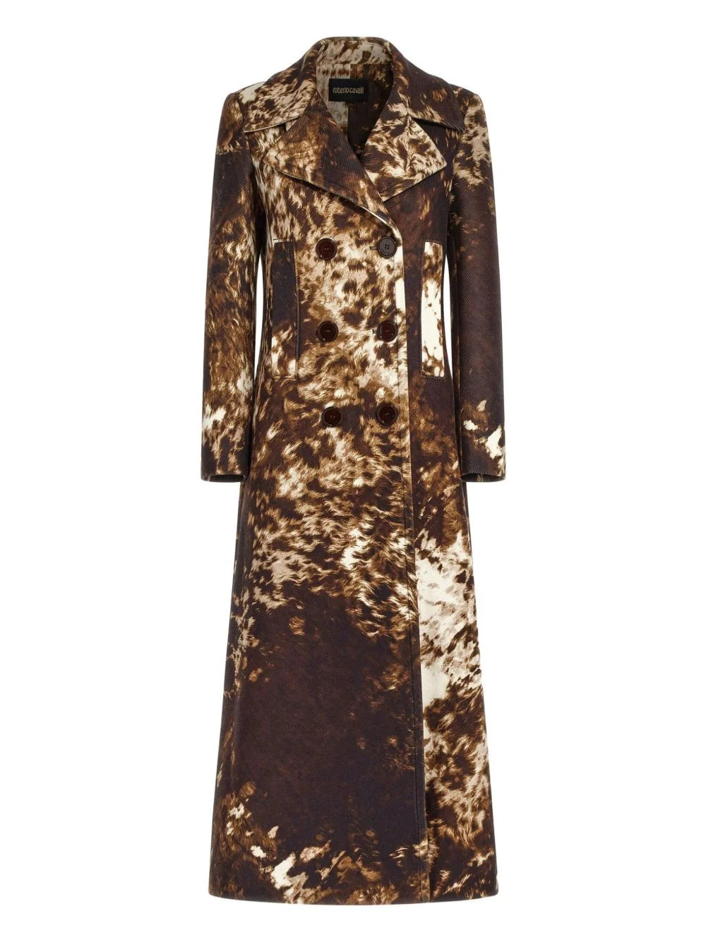 Appaloosa-print trench coat - 1