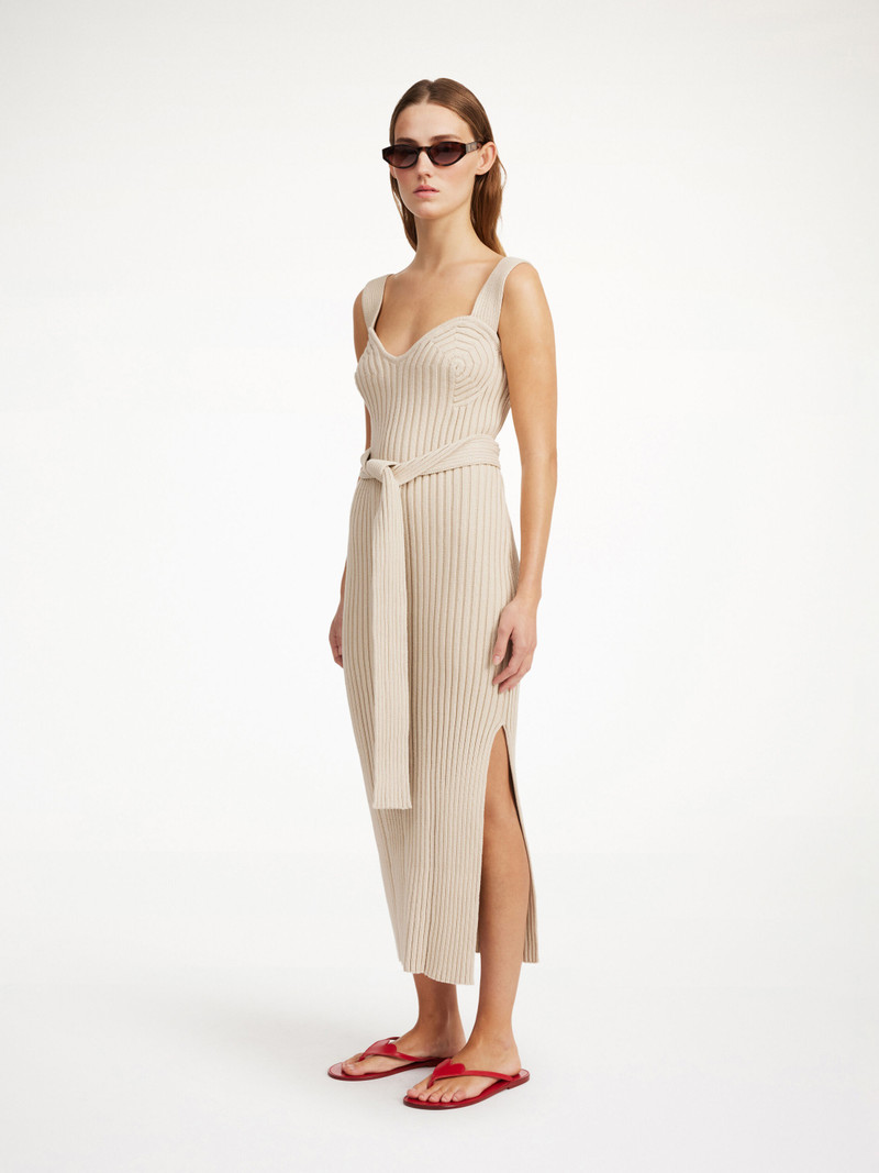 BY MALENE BIRGER Honeya ribbed maxi dress outlook