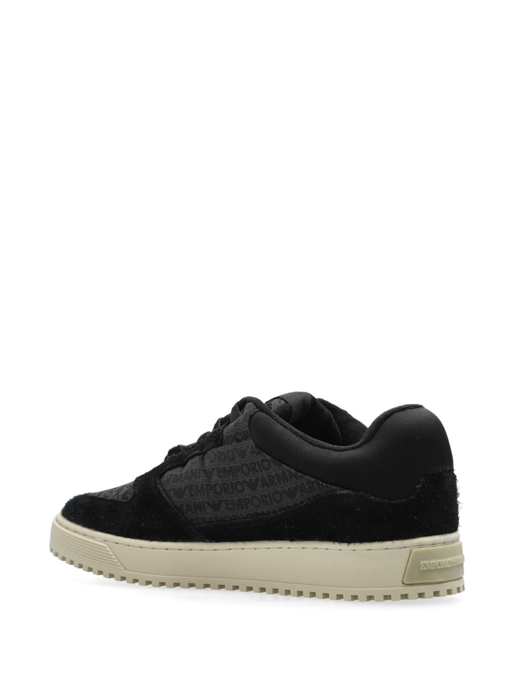 logo jacquard trainers - 3