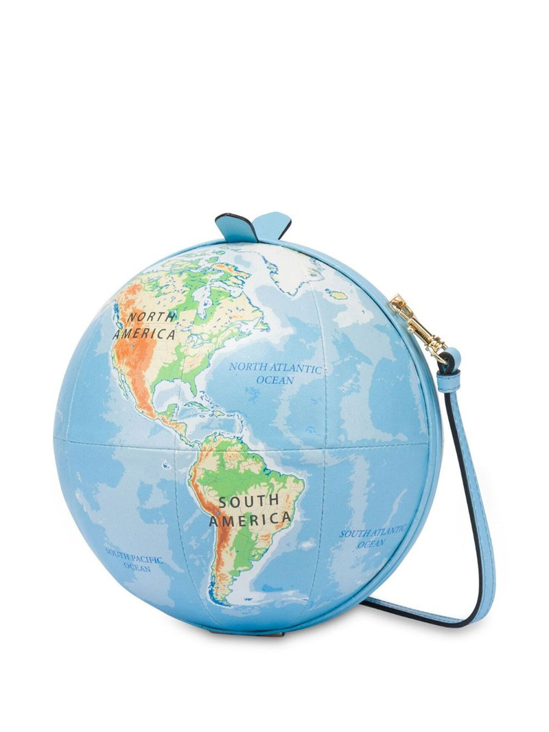 Moschino World Map clutch bag outlook