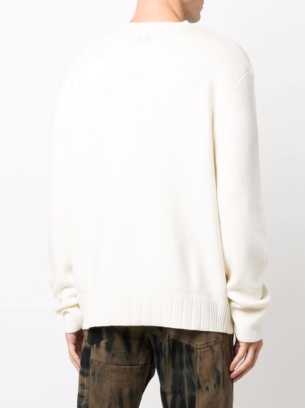 crew neck merino wool jumper - 4