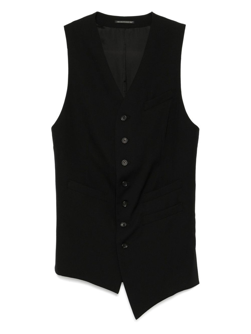 asymmetric wool waistcoat 1