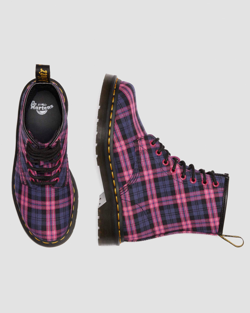 1460 Tartan Lace Up Boots 8