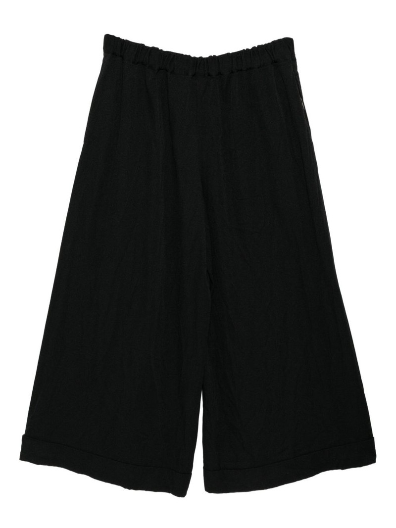 Comme des Garçons Comme des Garçons cuffed wide-leg trousers outlook