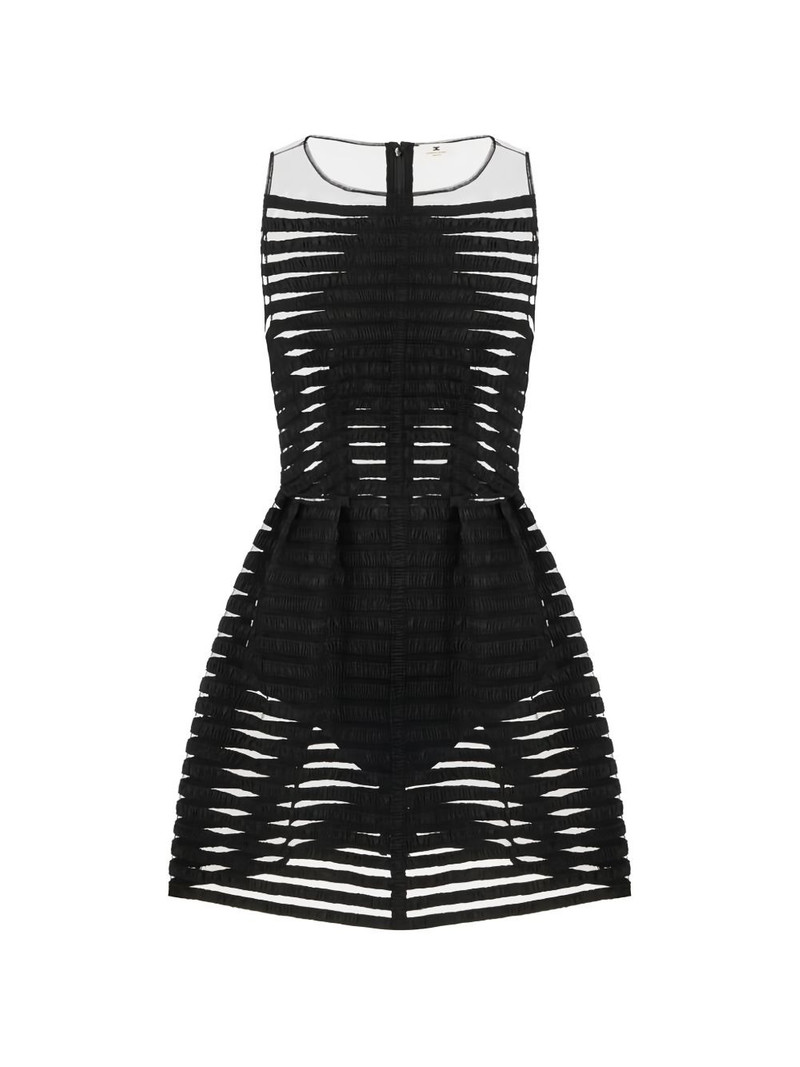 tulle ribbon mini dress 1