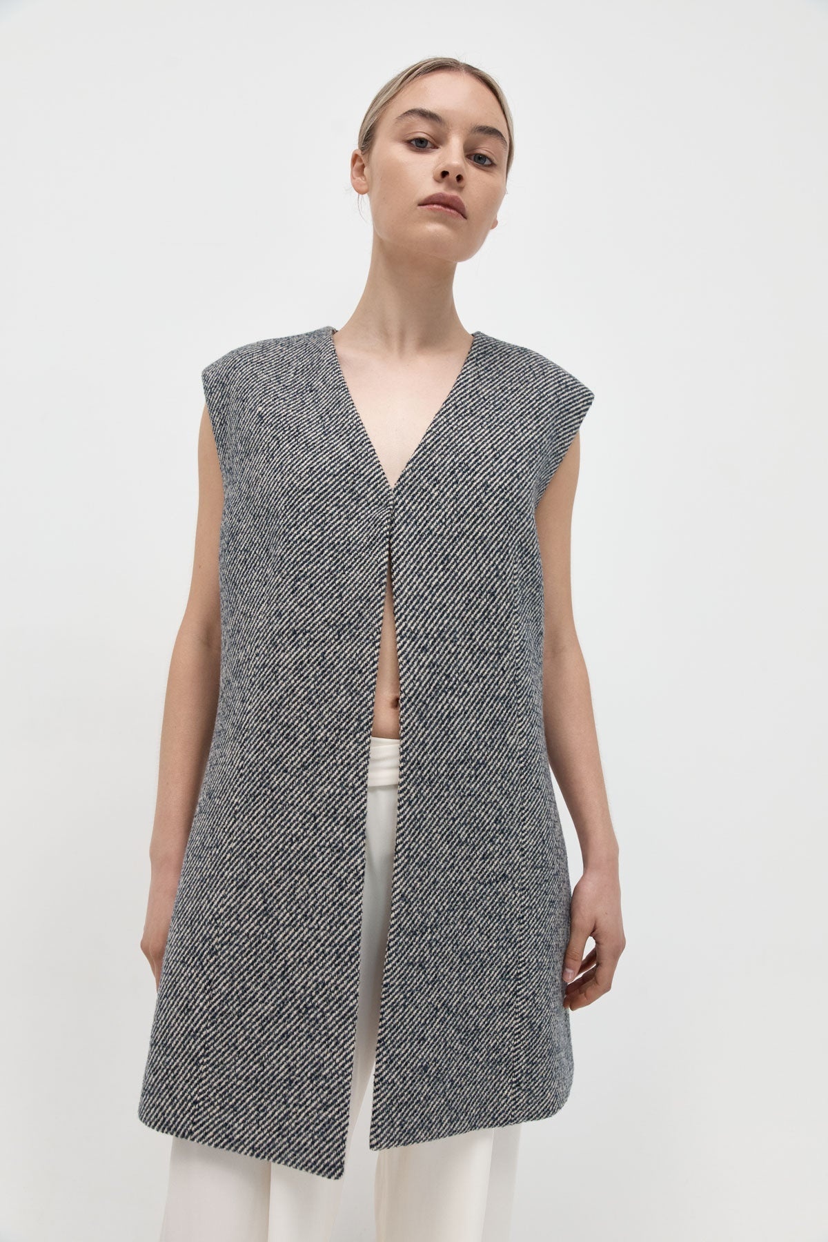 Twill Vest - Ink Twill - 1