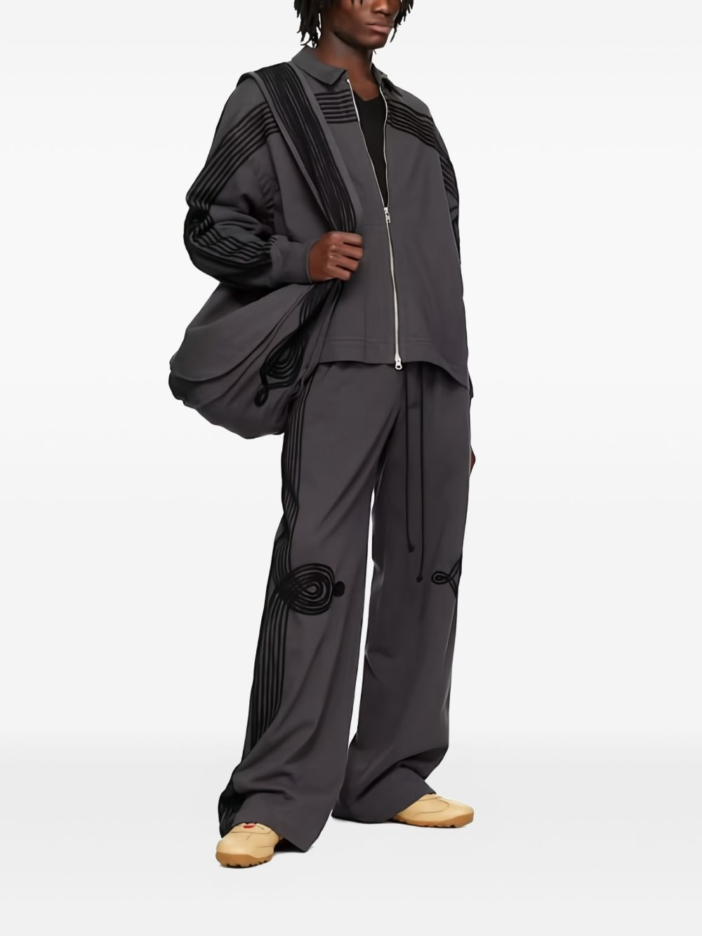 applique track jacket - 2