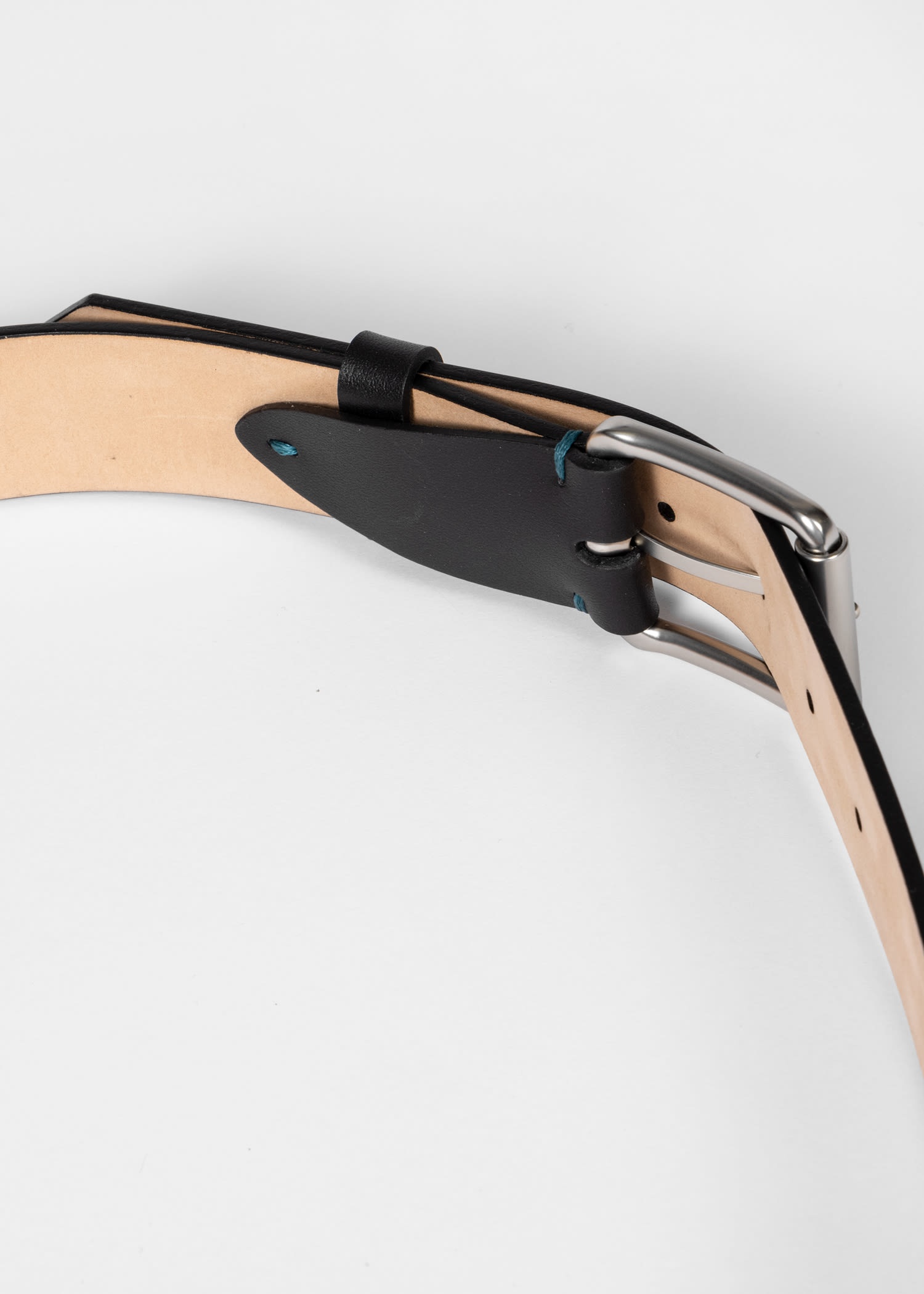Leather 'Sports Stripe' Belt - 3