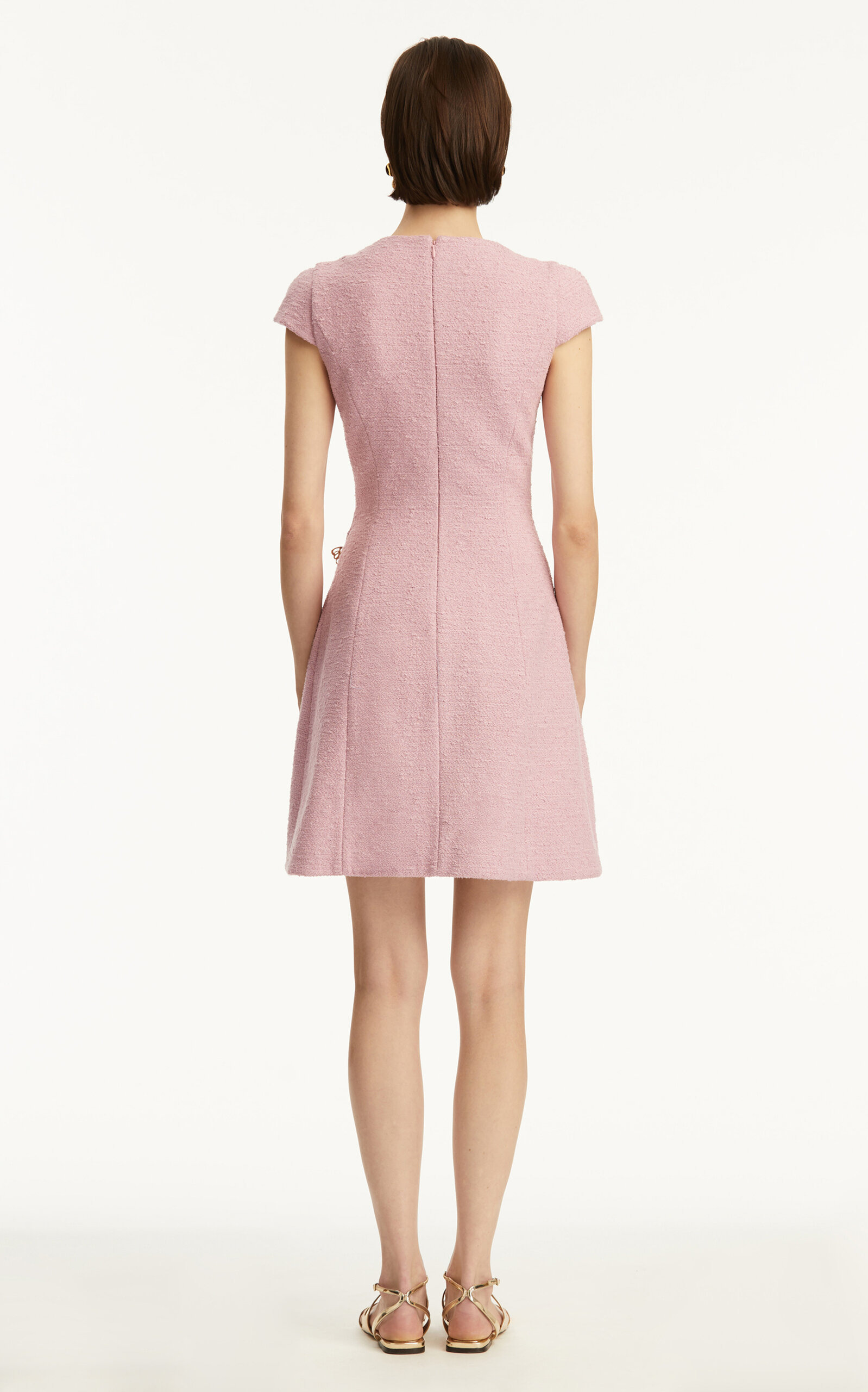 Tweed Mini Dress pink - 5