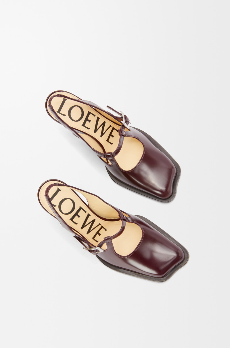 Onda slingback pump in brushed calfskin 4