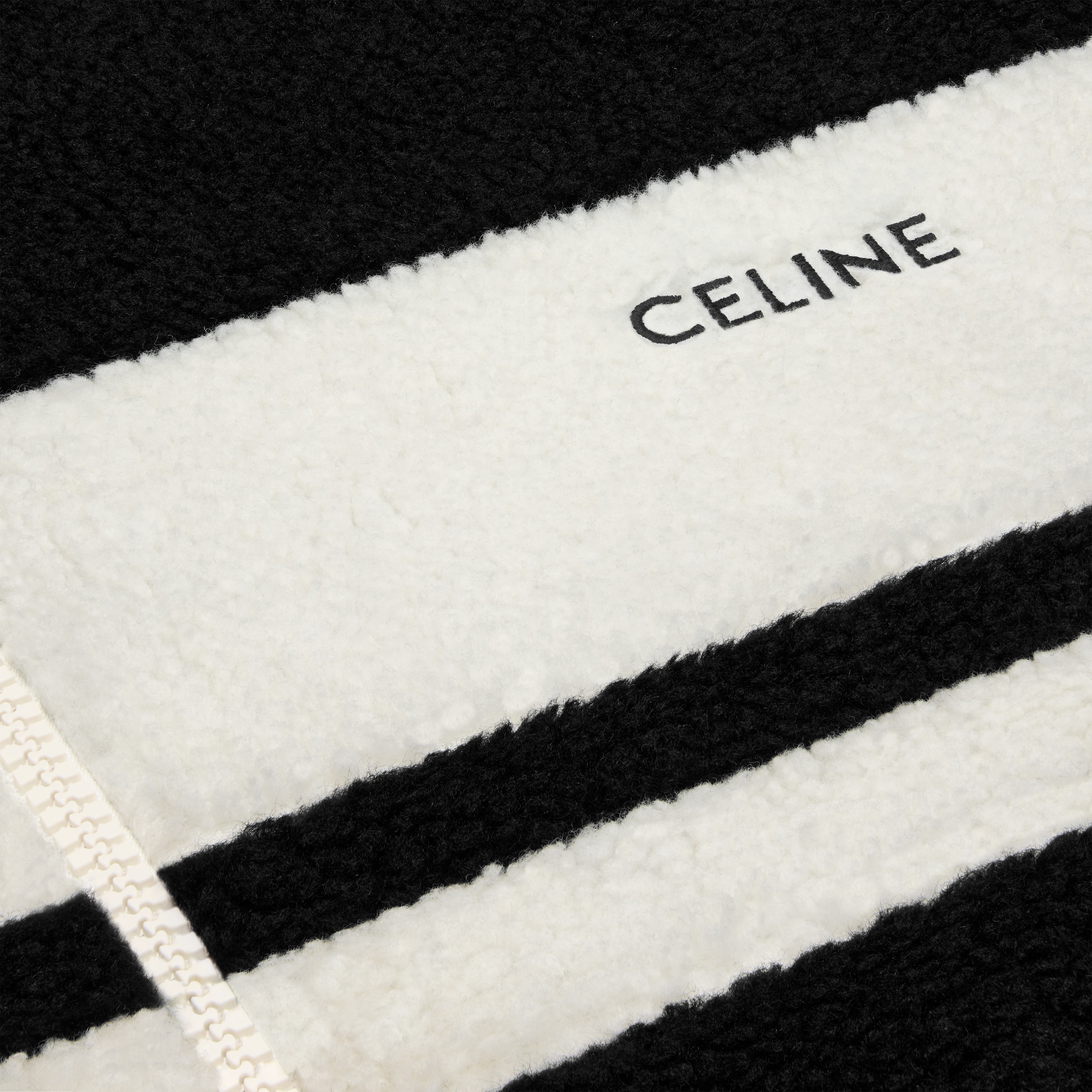 celine hooded jacket in jersey fleece - 4