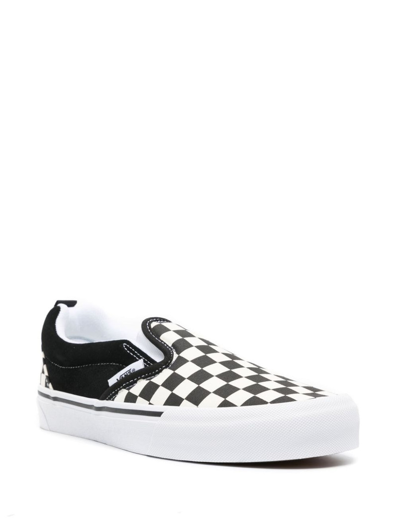 Vans Knu Slip checkboard-pattern sneakers outlook