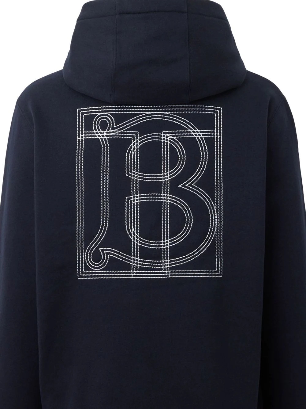 logo-print drawstring hoodie - 3