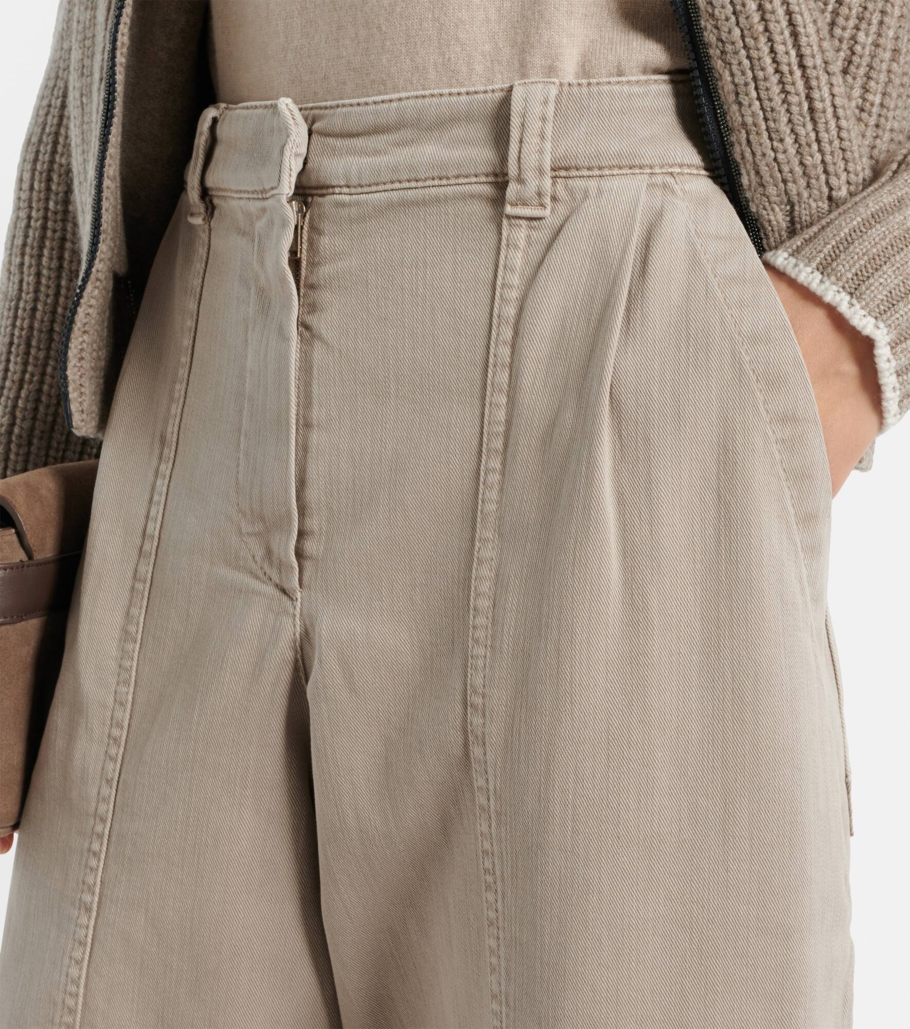 Mid-rise wide-leg jeans - 4