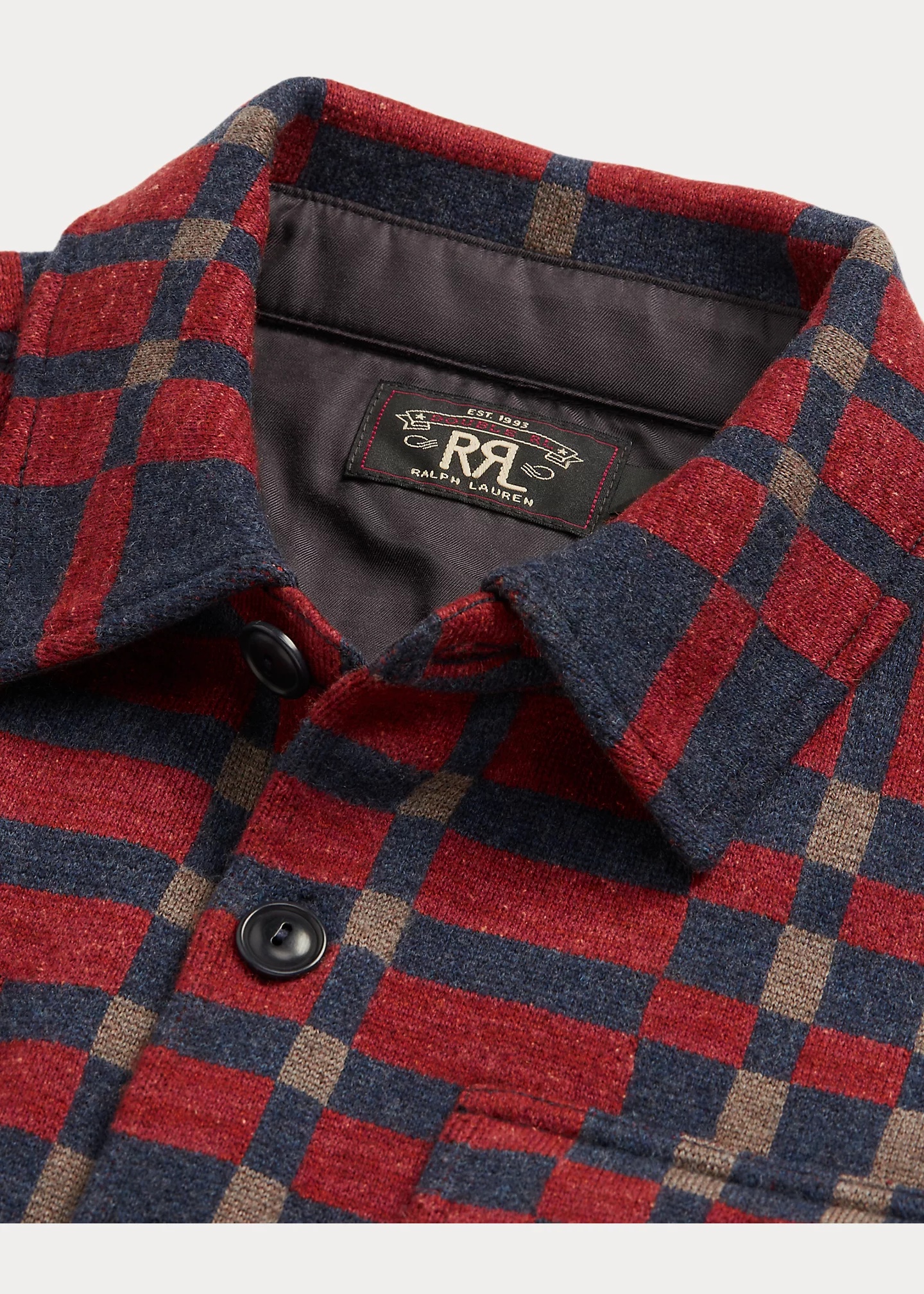Plaid Wool-Blend Workshirt Sweater - 5