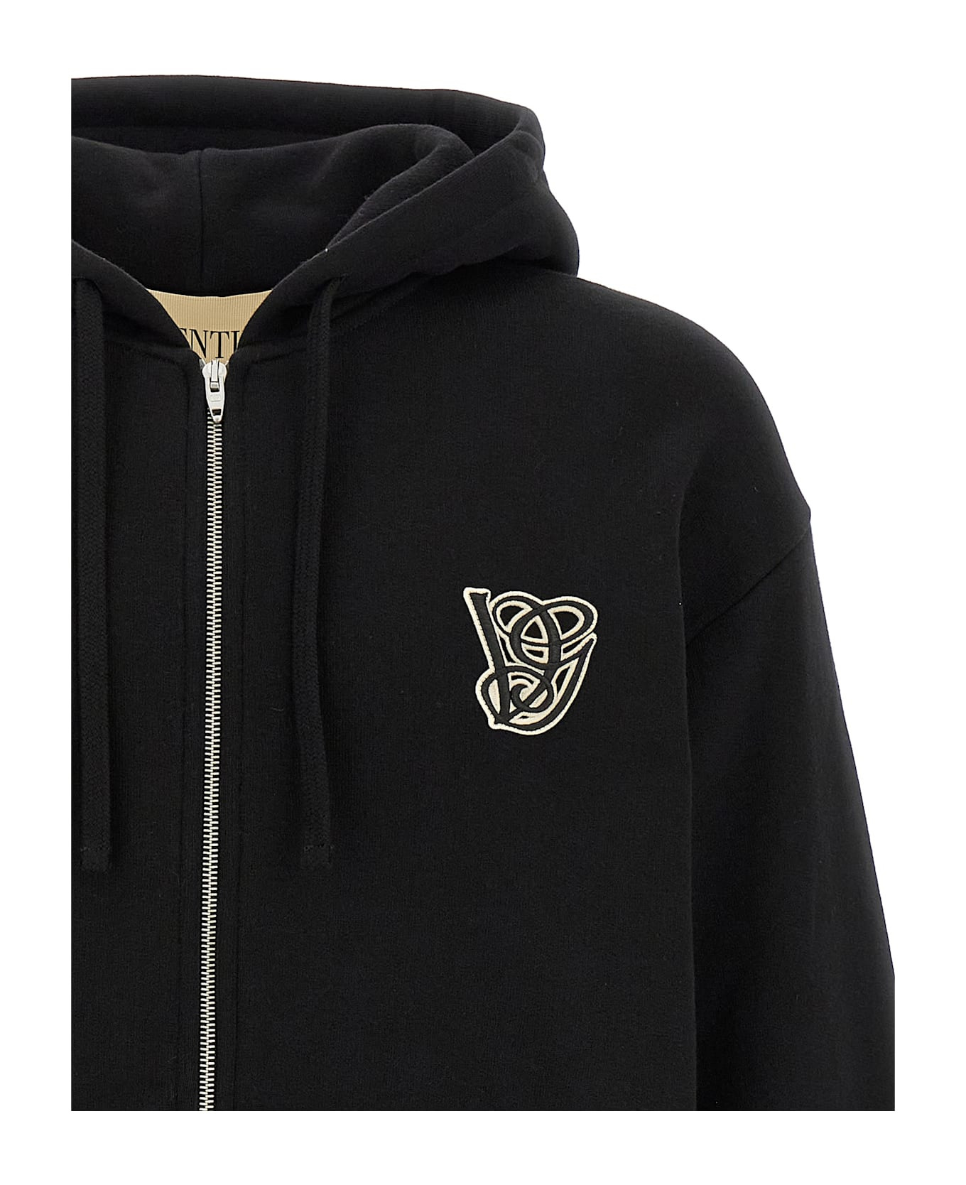 Valentino Garavani Hoodie Vg Patch - 3