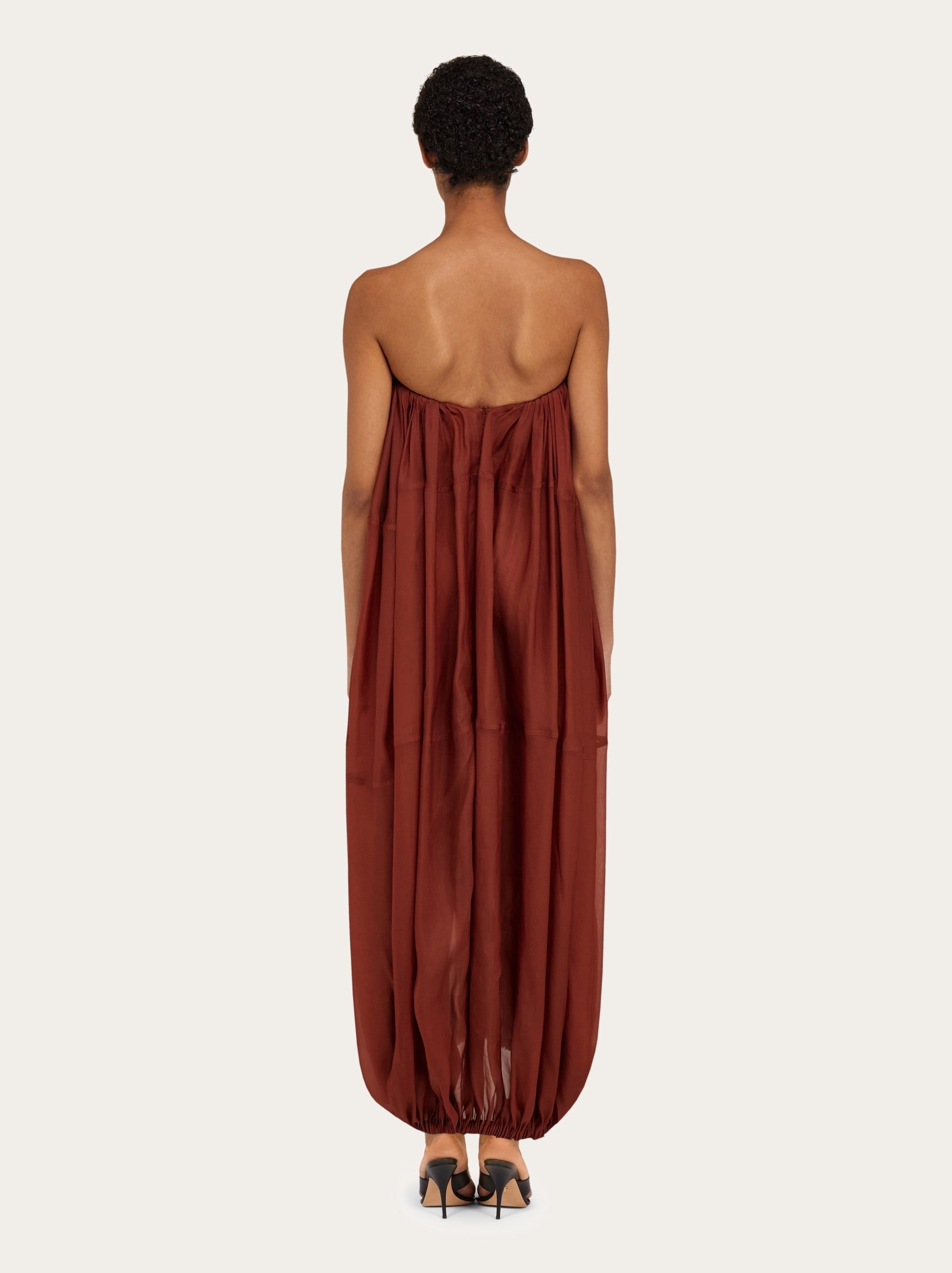 Voluminous bustier dress - 4