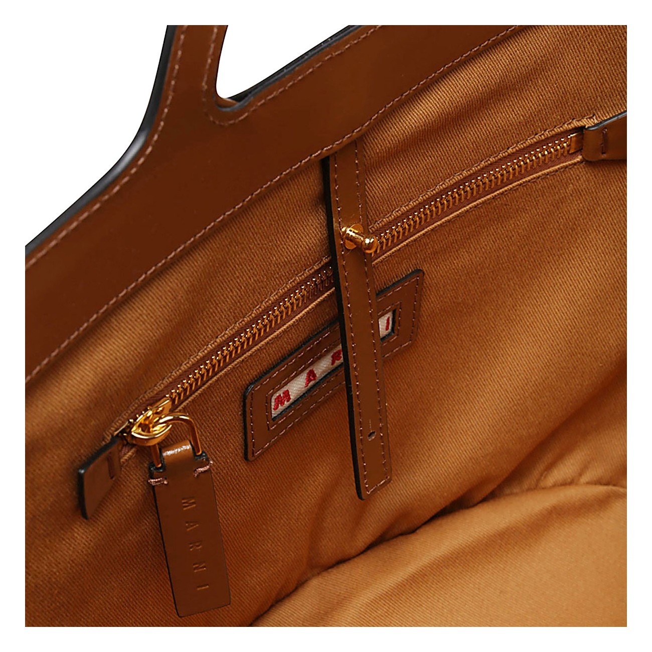 brown leather and raffia tropicalia small tote bag - 4