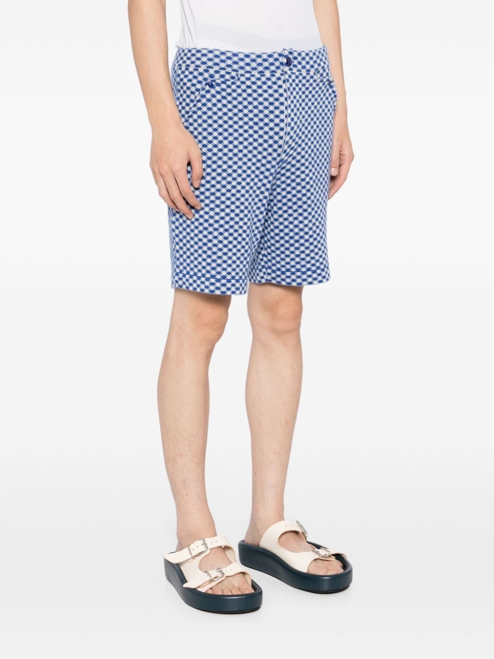 dot cashmere boat shorts - 3