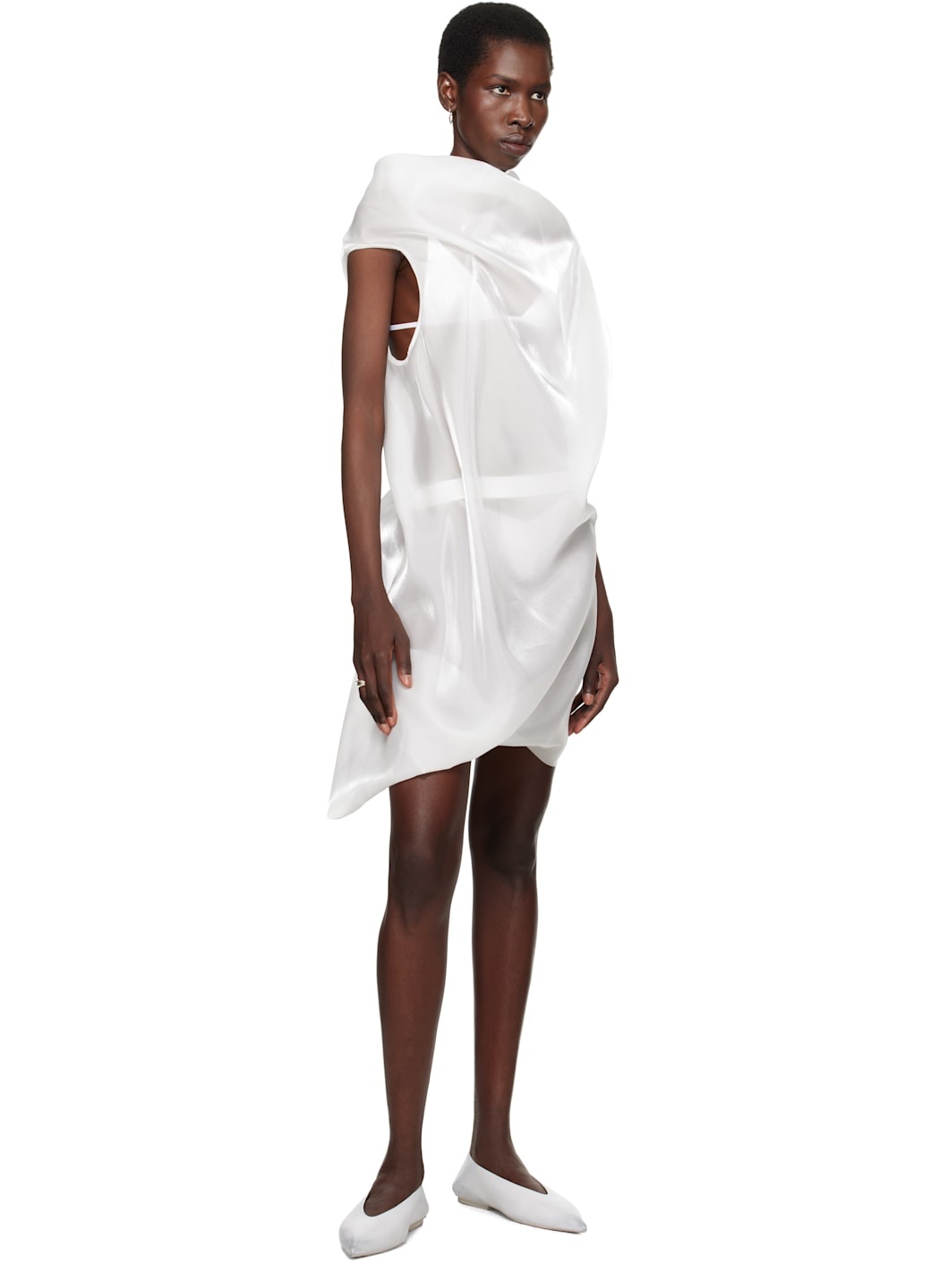 SSENSE Exclusive Bridal Capsule Eau Minidress - 5