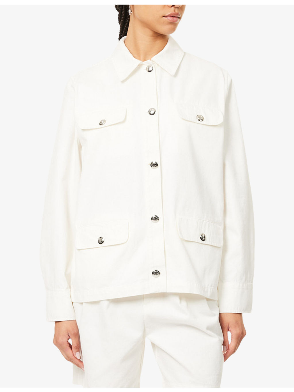 Corey Flap-Pocket Cotton Jacket - 3