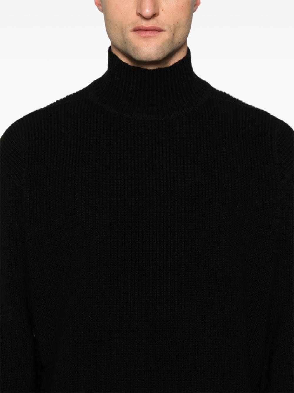 roll-neck virgin-wool jumper - 5