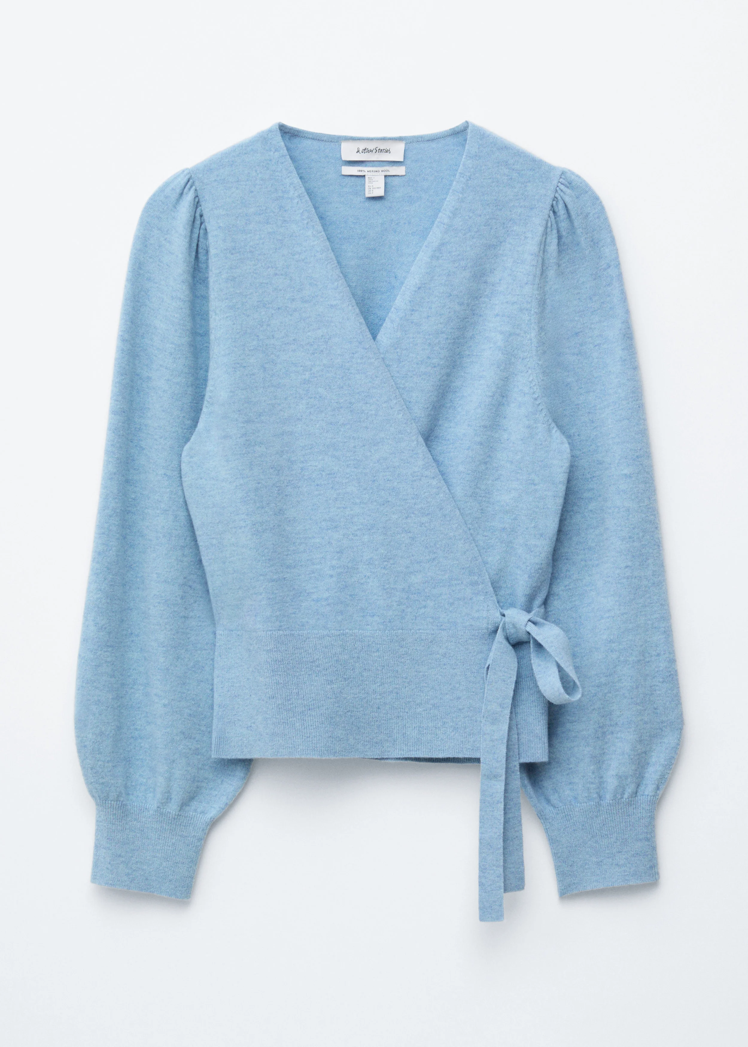 Merino Wrap Cardigan - 1