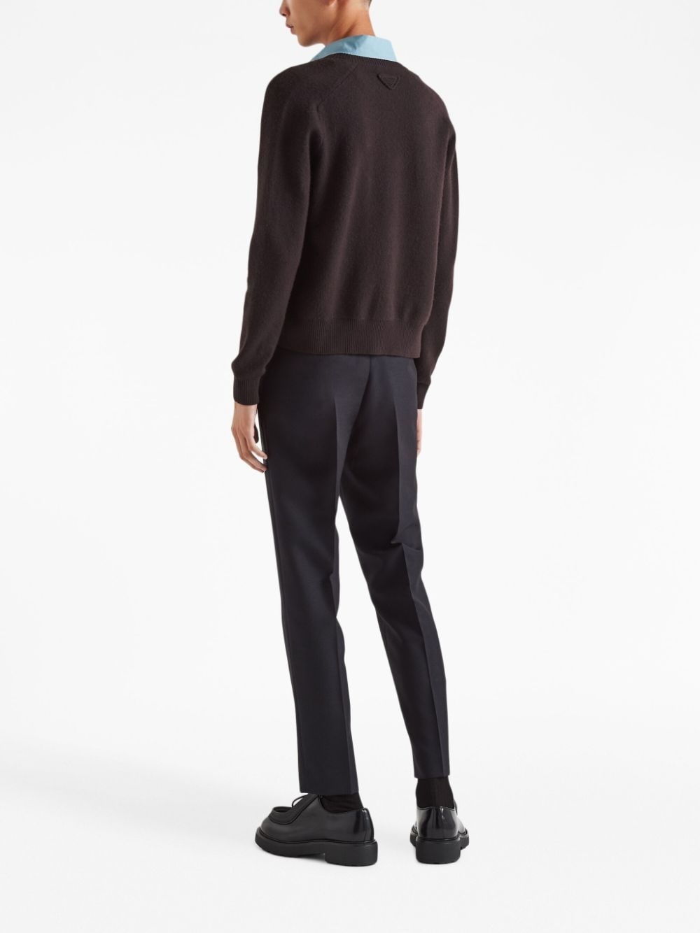 layered cashmere cardigan - 3