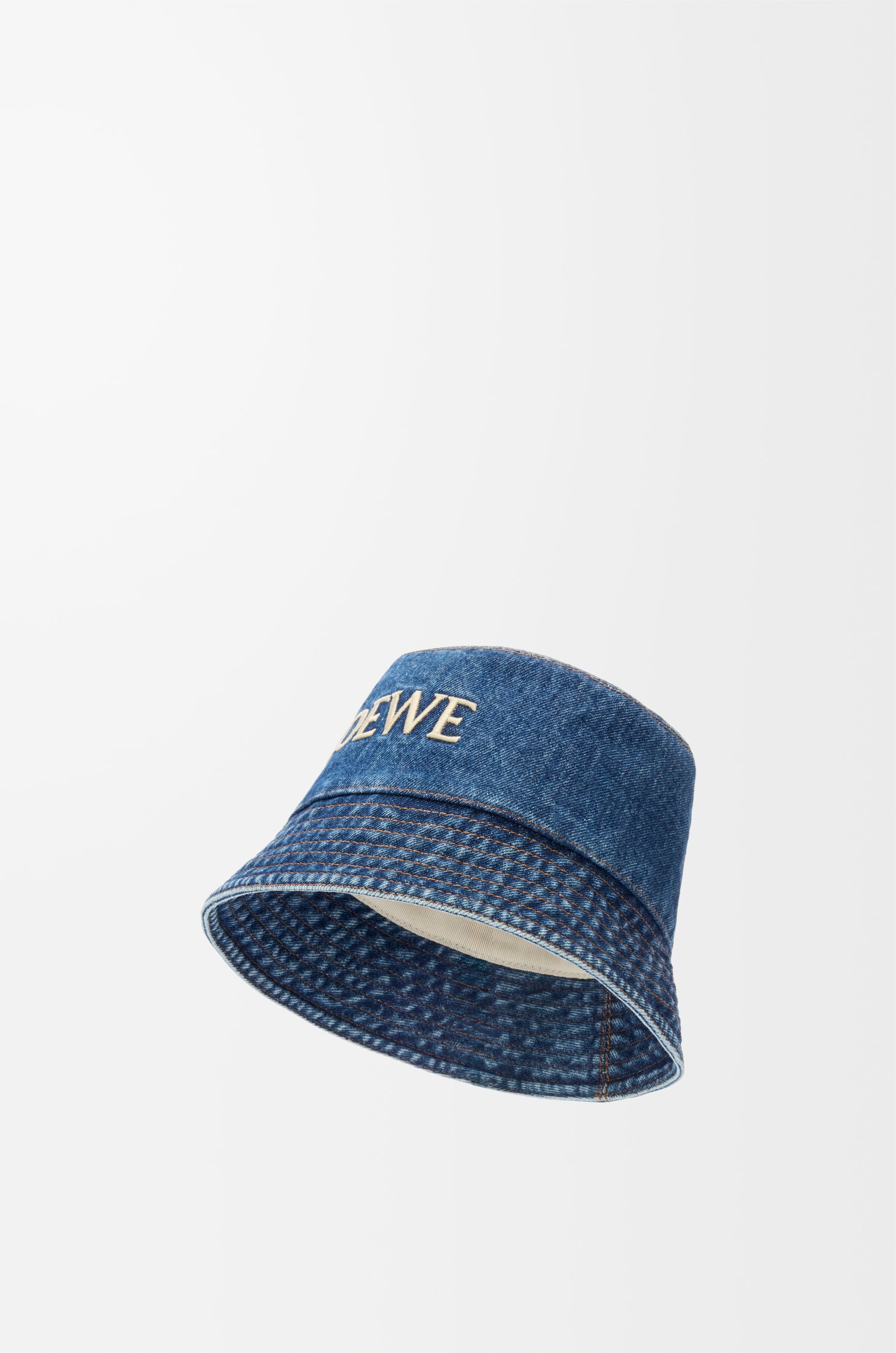 LOEWE bucket hat in denim - 3
