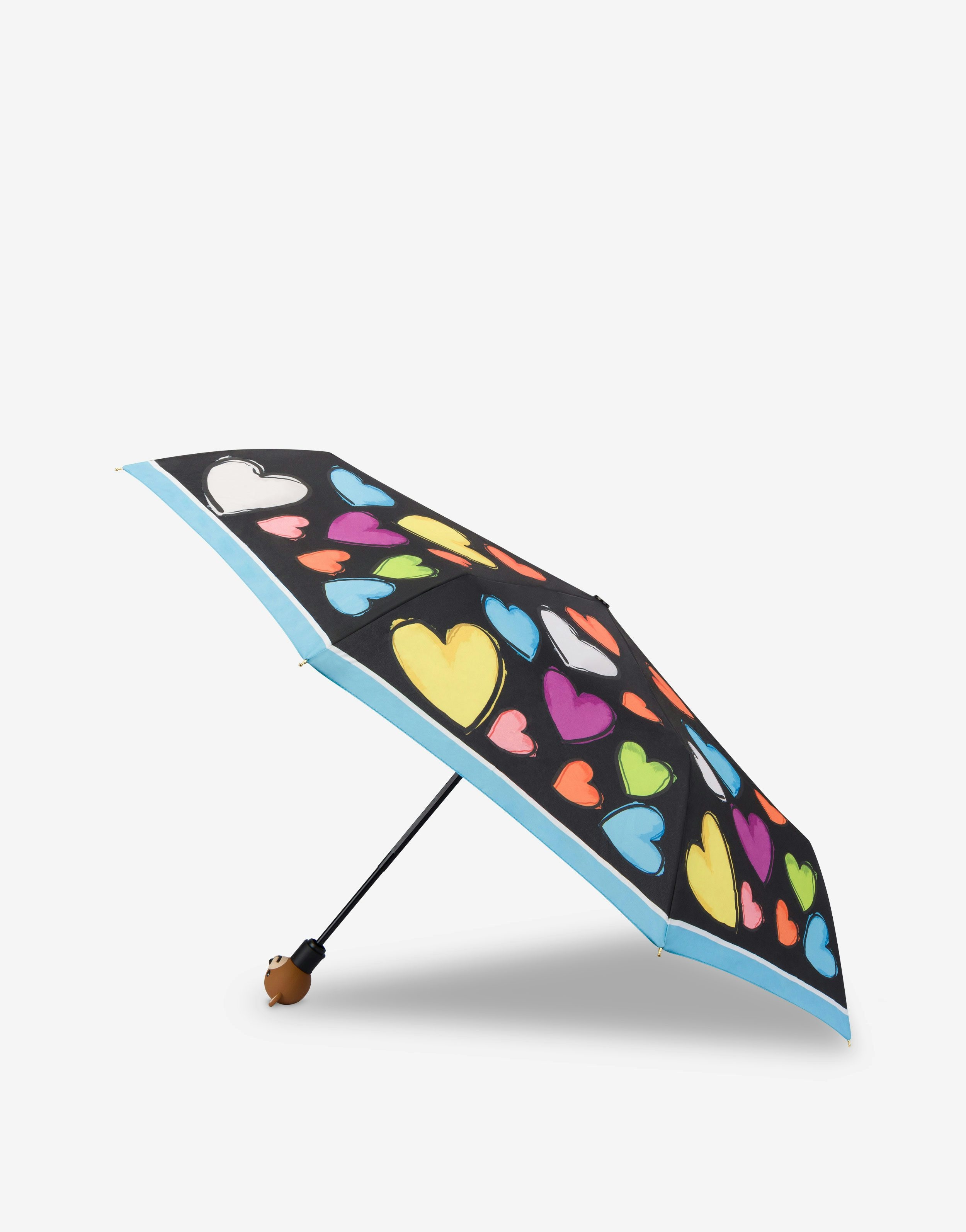 OPEN/CLOSE UMBRELLA WITH MULTICOLOR HEARTS 2