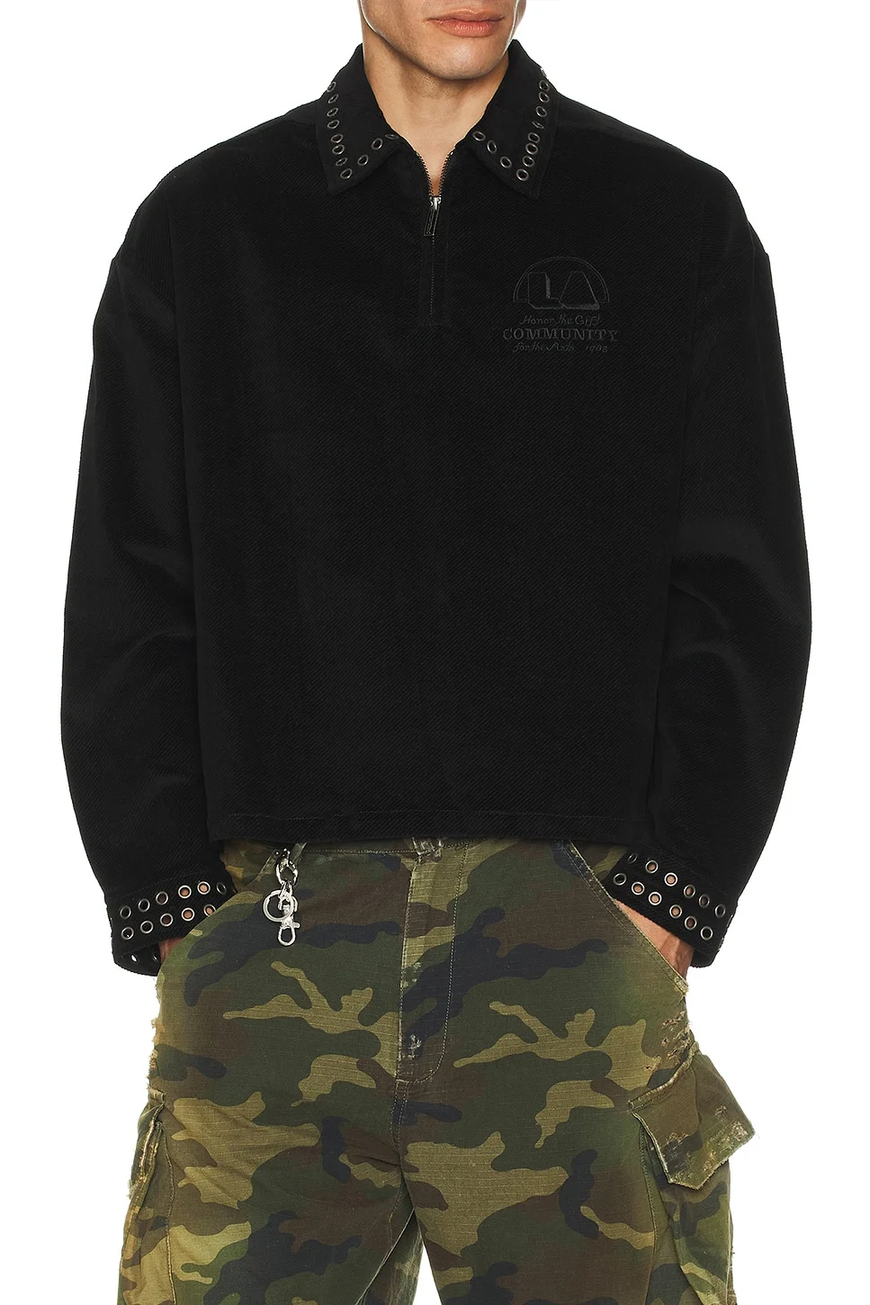 Brushed 1/4 Zip Sweater - 1
