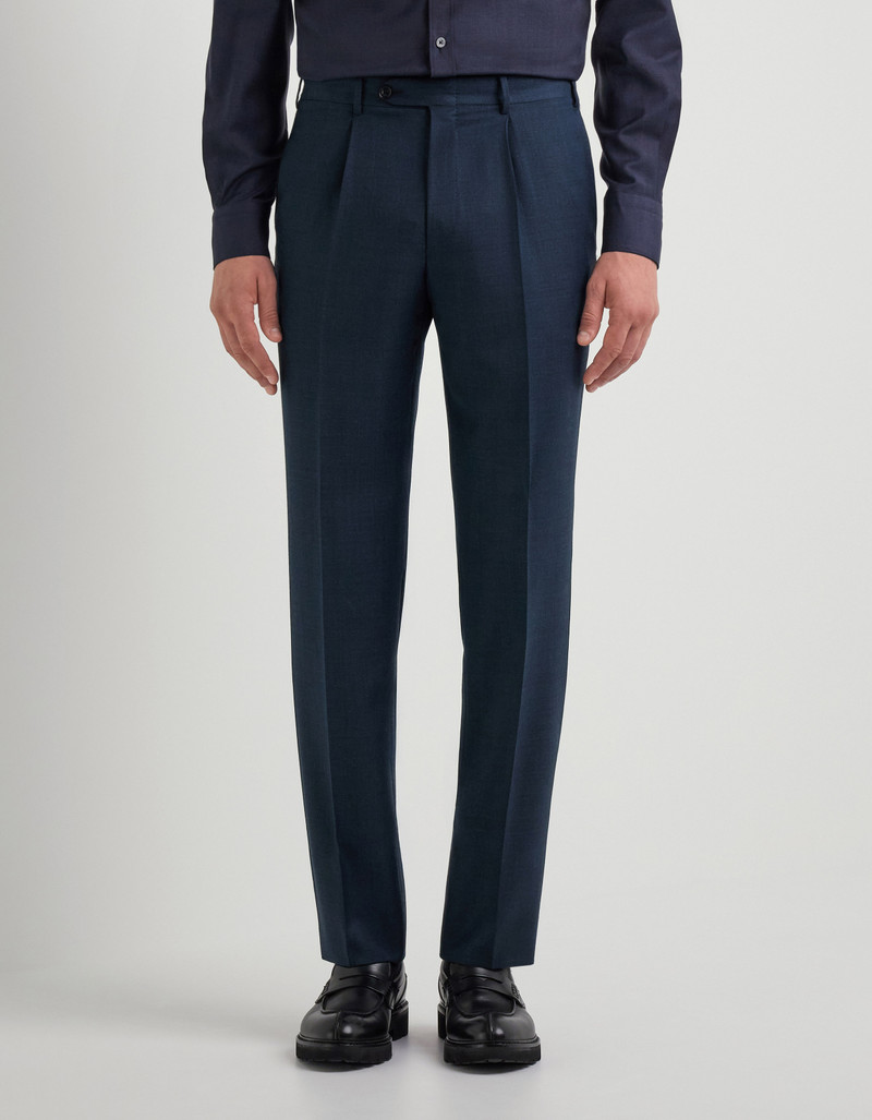TEAL PURE WOOL SUIT 6