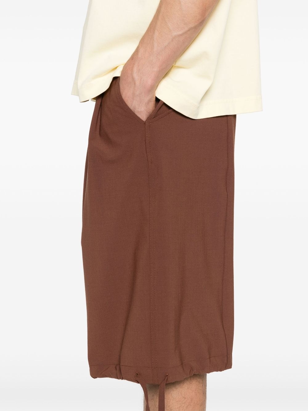 pleat-detail shorts - 5