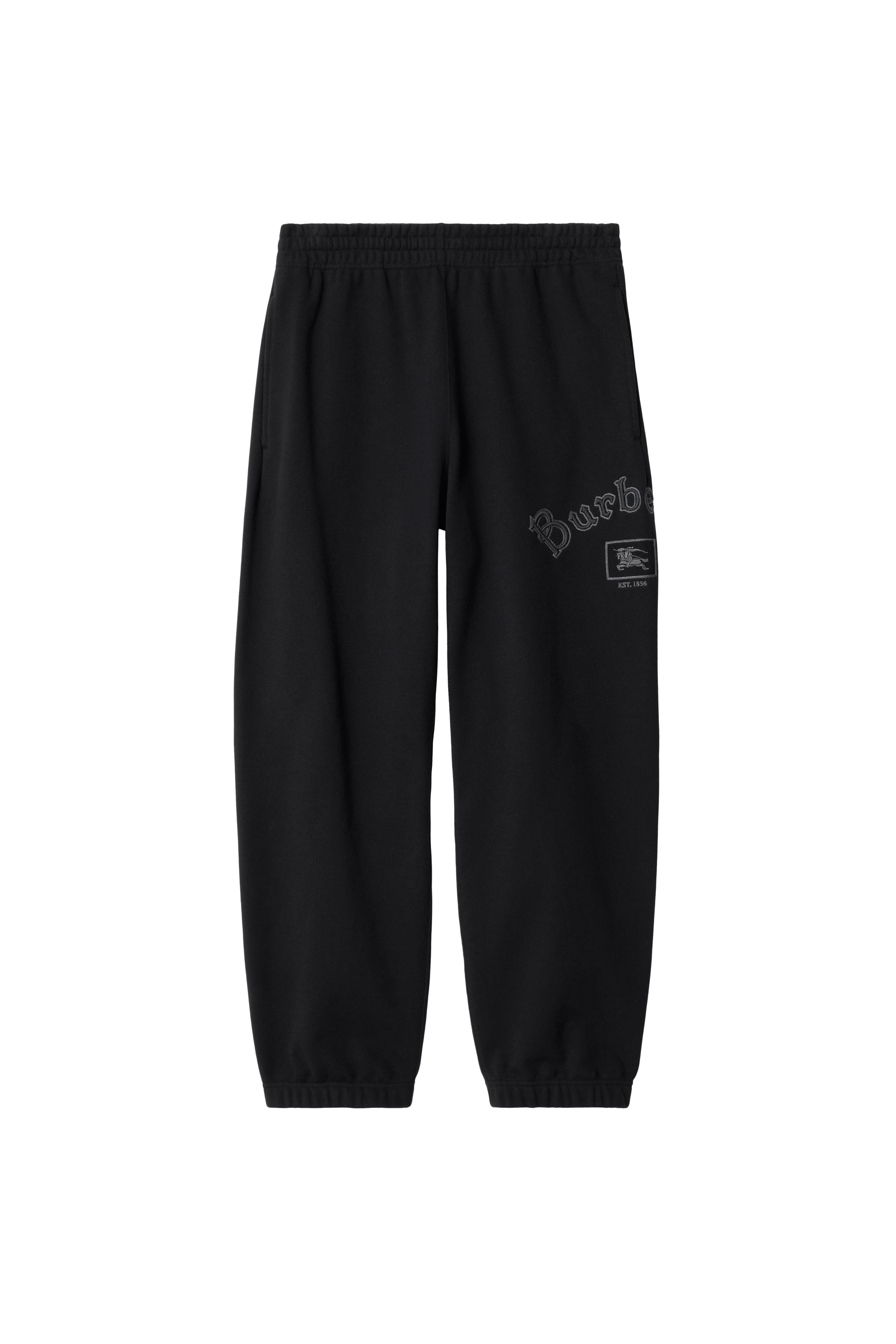 burberry Gothic Logo Cotton Jogging Pants in Black at Nordstrom - 2