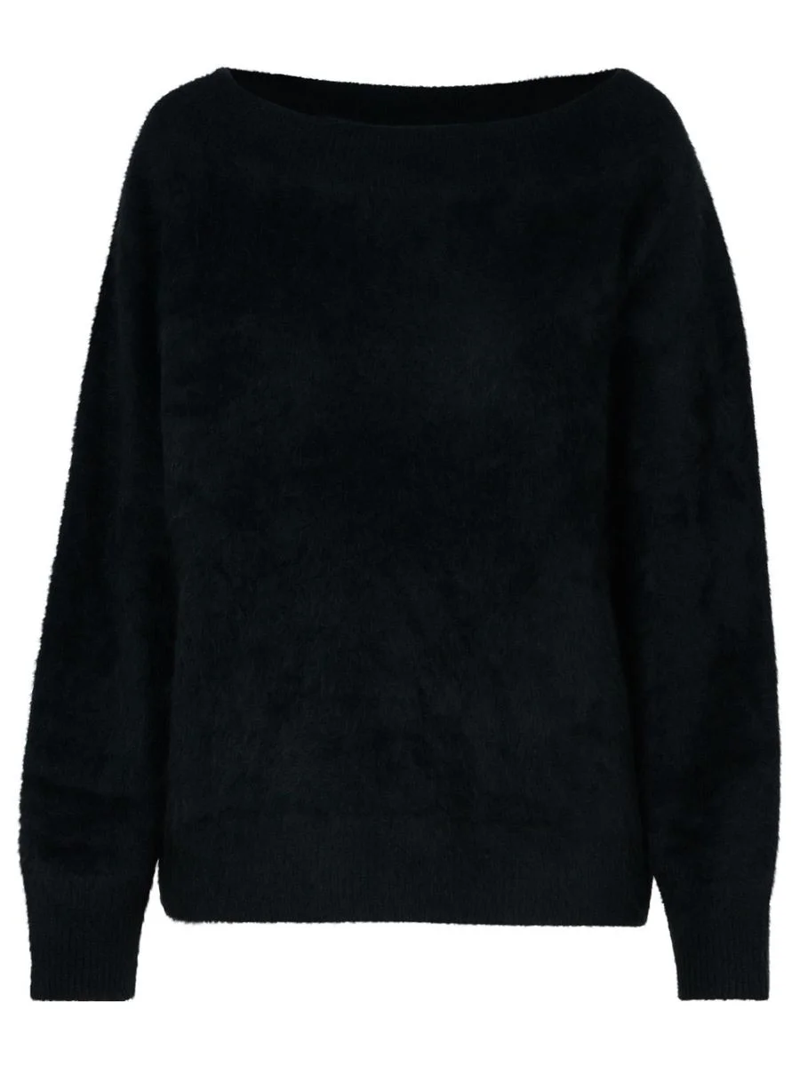 Lisa Yang 'Kamila' Black Cashmere Sweater - 1