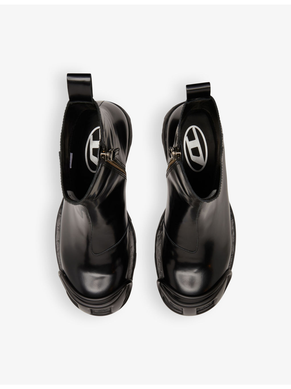 D-Hammer Bt Zip D toe-guard leather chelsea boots - 2