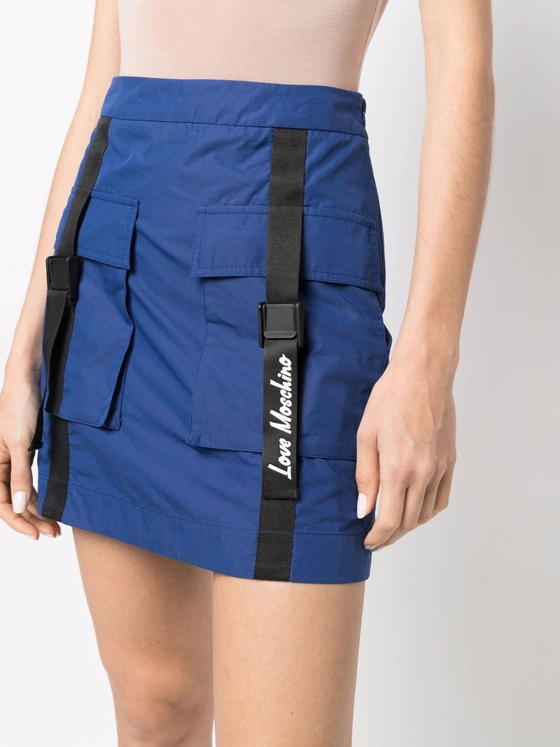 high-waisted cargo skirt 5