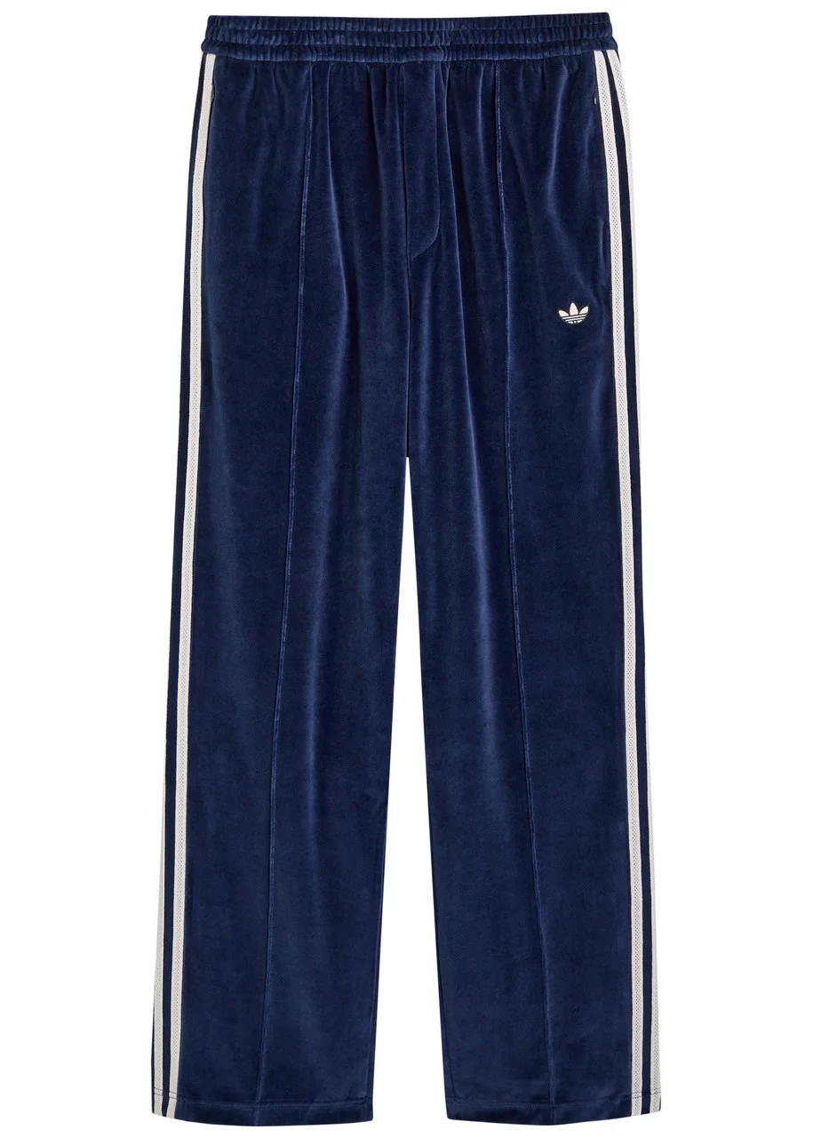 Adidas X Wales Bonner X Wales Bonner Straight-leg Velour Track Pants - 1