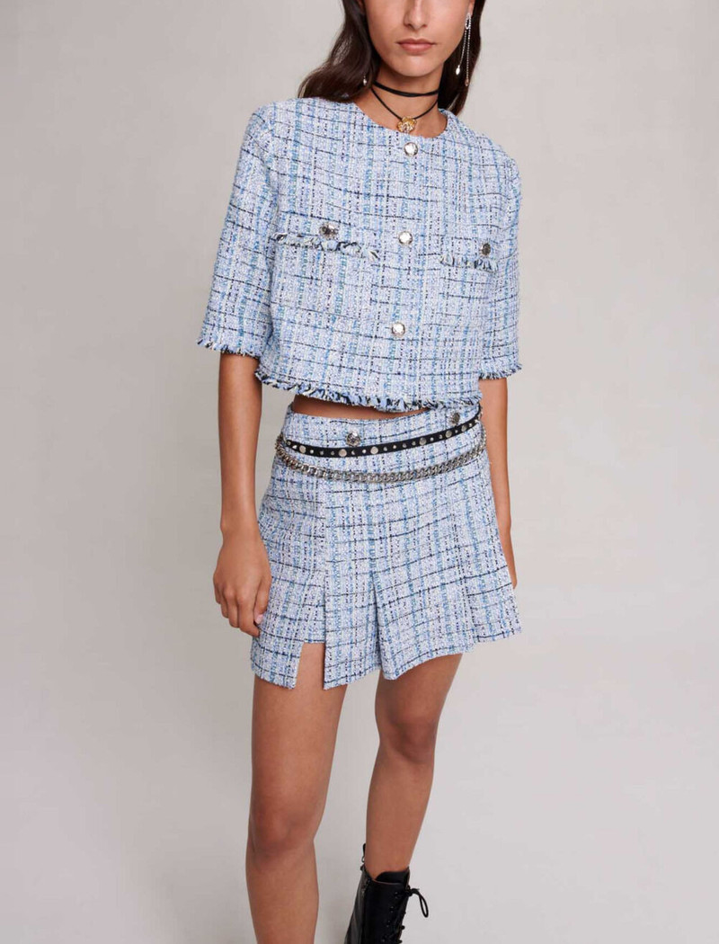 Short pleated skirt 6