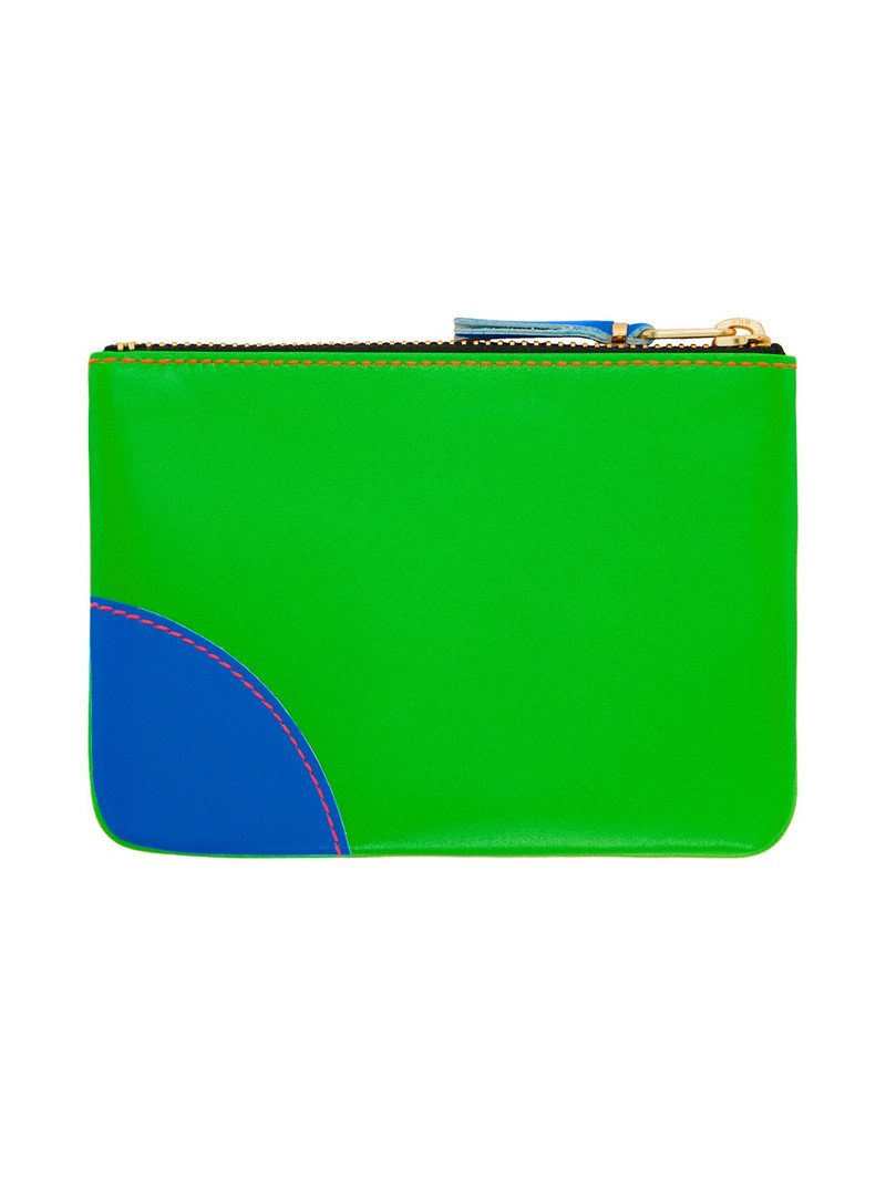 Comme Des Garçons Multicolor Super Fluo Line Card Holder outlook