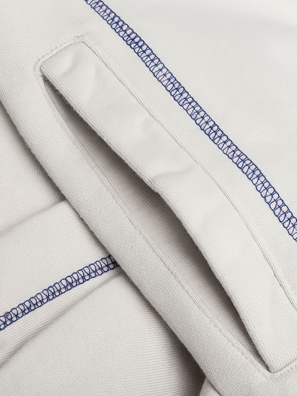 contrast-stitch track pants - 5