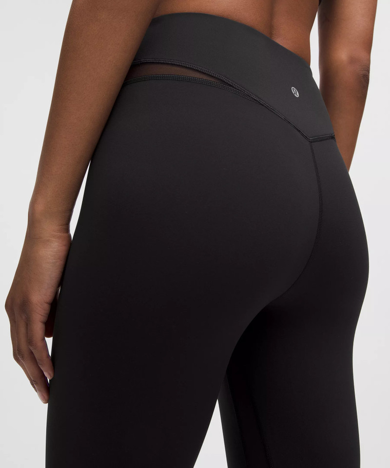 Mesh-Panelled Nulu High-Rise Yoga Crops 23" 5