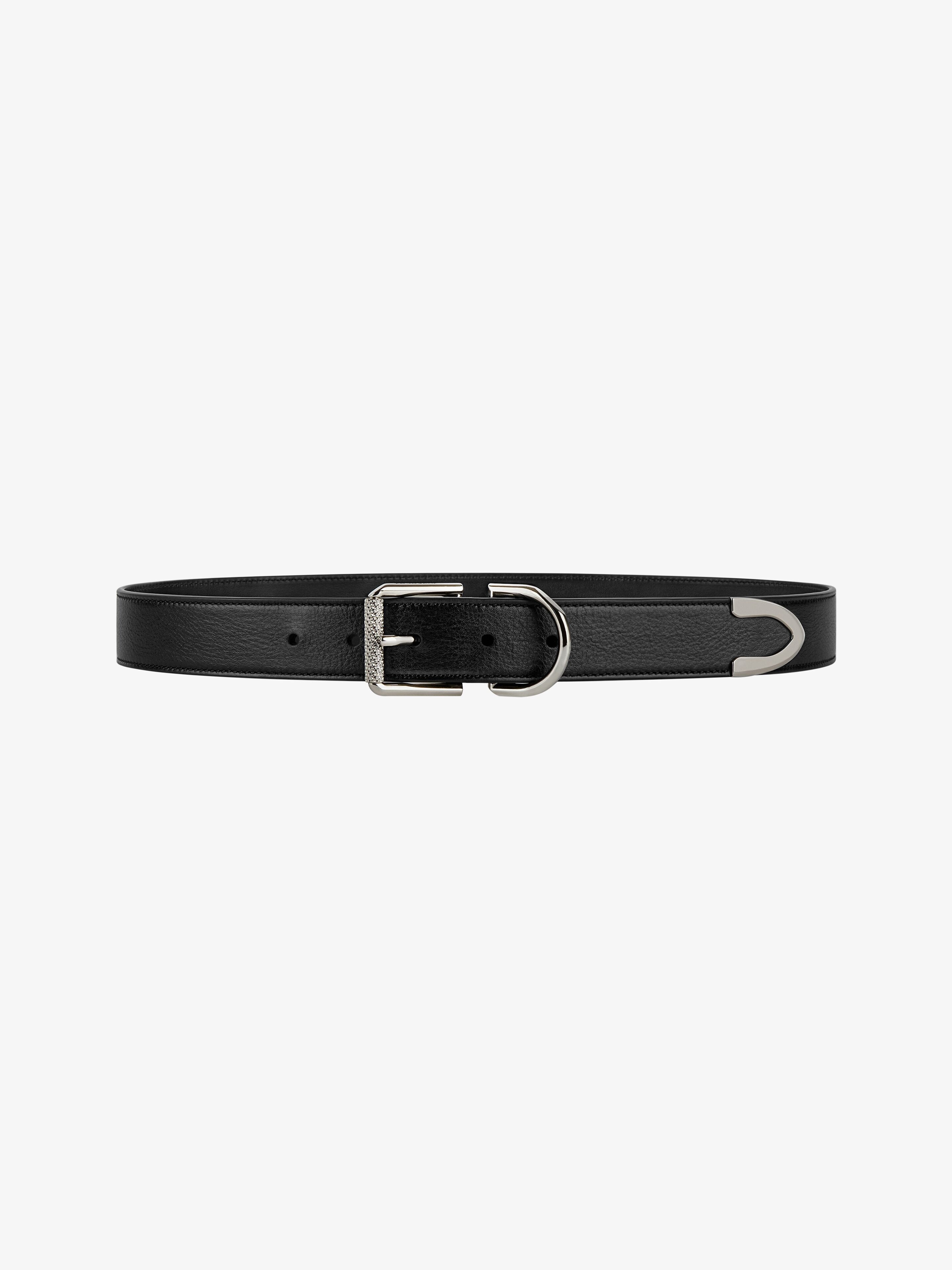 VOYOU BELT IN LEATHER - 1