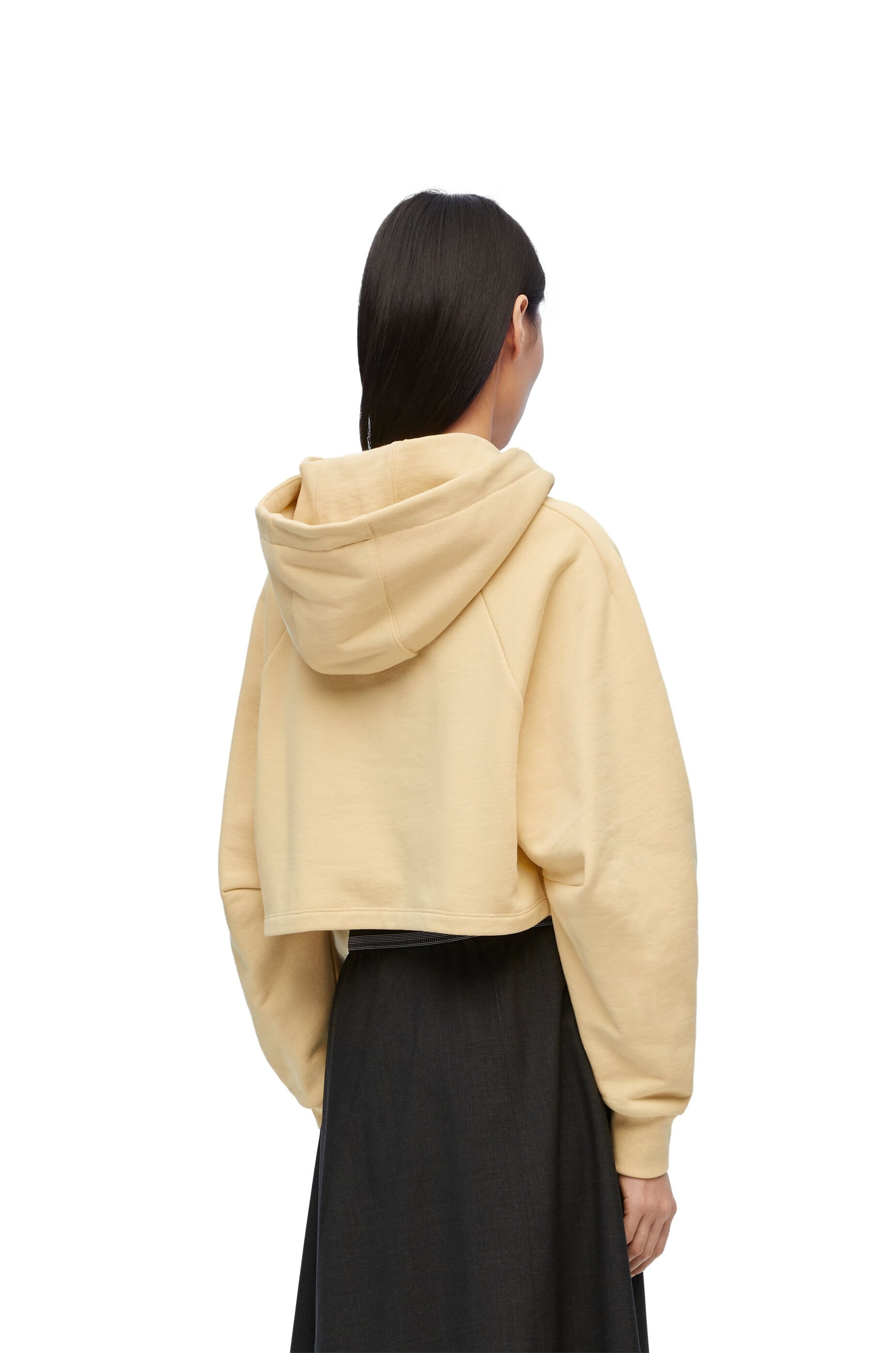Cropped hoodie in cotton - 4
