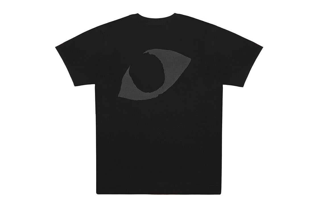 COMME des GARCONS PLAY Big Eye Logo Tee 'Black Black' AZ-T191-051-1 - 2